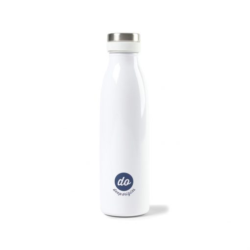 Aviana™ Palmer Double Wall Stainless Bottle - 17 Oz. - White Opaque Gloss