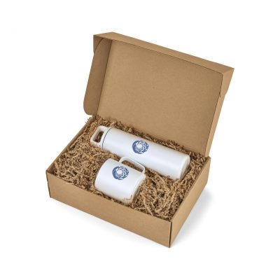 MiiR® Wide Mouth Bottle & Camp Cup Gift Set - White Powder