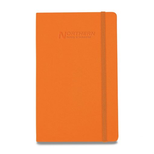 Moleskine® Hard Cover Ruled Large Notebook - True Orange