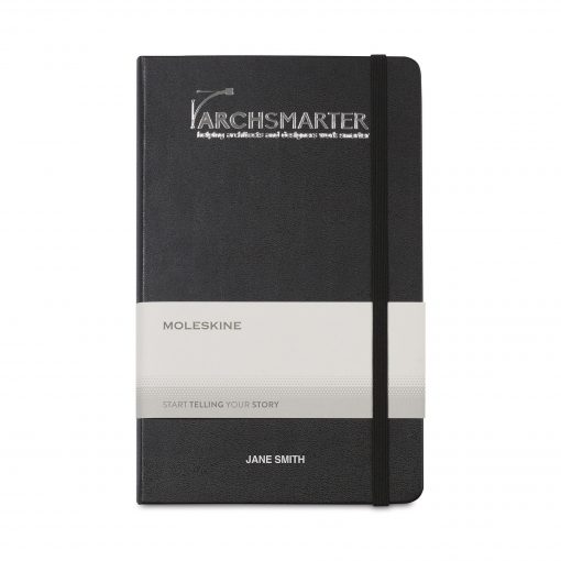 Moleskine® Hard Cover Large Double Layout Notebook - Black