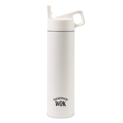 MiiR® Vacuum Insulated Wide Mouth Leakproof Straw Lid Bottle - 20 Oz. - White Powder