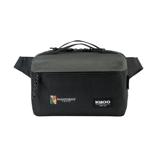 Igloo® Fundamentals Hip Pack Cooler - Black-Dark Grey