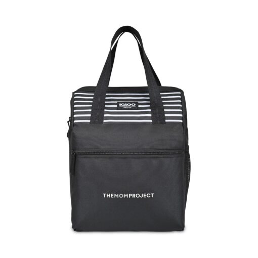 Igloo® Leftover Essentials Backpack Cooler - Black & White Stripes