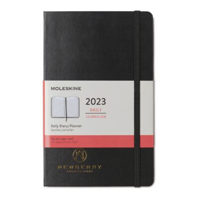 Moleskine® Hard Cover Large 12-Month Daily 2023 Planner - Black