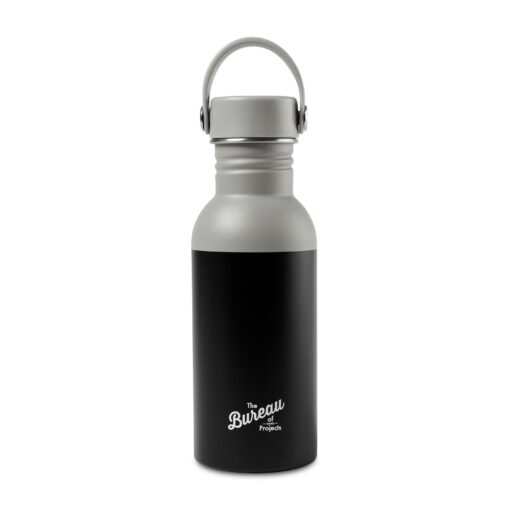 Arlo Colorblock Stainless Steel Hydration Bottle - 17 Oz. - Warm Grey-Black
