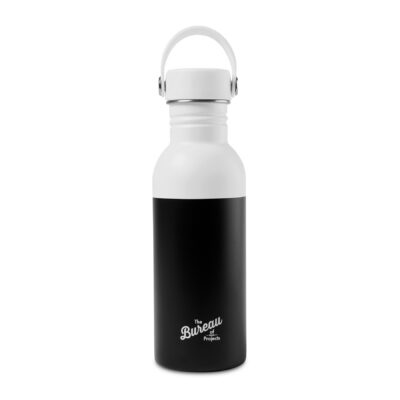 Arlo Colorblock Stainless Steel Hydration Bottle - 20 Oz. - White-Black
