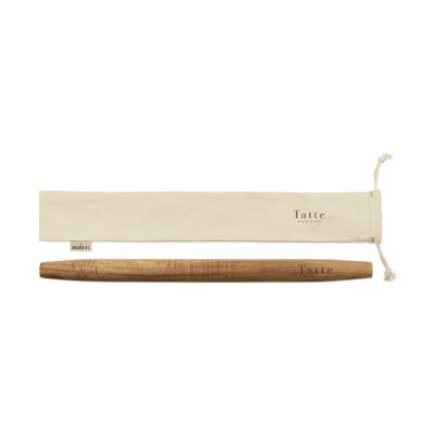 La Cuisine French Rolling Pin with Storage Bag - Wood