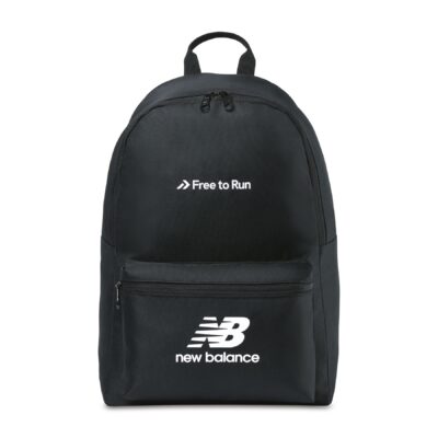 New Balance® Logo Round Backpack - Black