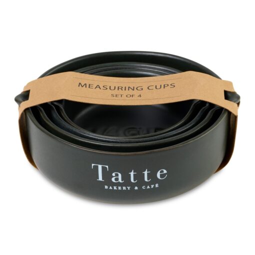 Be Home® Brampton Nested Stoneware Measuring Cups - Black-4