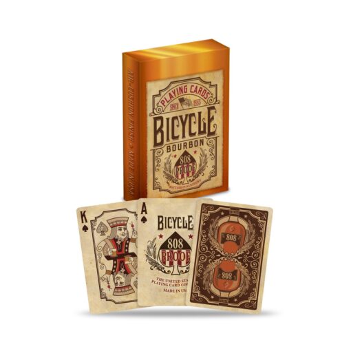 Bicycle® Bourbon Connoisseur Playing Cards Gift Set - Natural-4