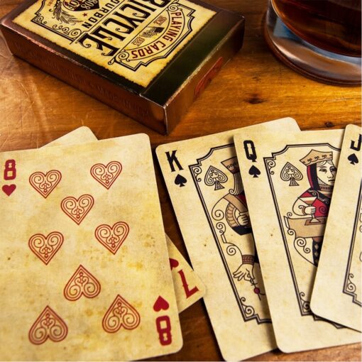 Bicycle® Bourbon Connoisseur Playing Cards Gift Set - Natural-6