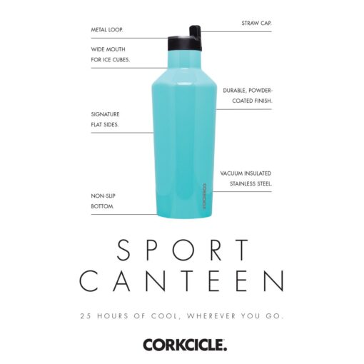 CORKCICLE® Sport Canteen - 20 Oz. - Walnut-6