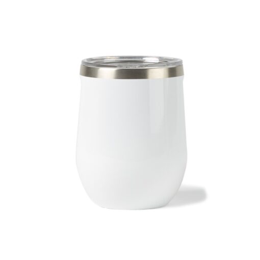 CORKCICLE® Stemless Wine Cup - 12 Oz. - Gloss White-2