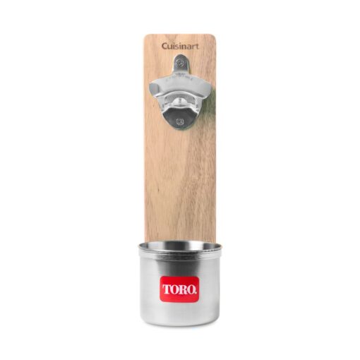 Cuisinart® Magnetic Bottle Opener & Cup Holder - Wood-10