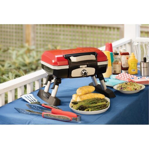 Cuisinart® Petite Gourmet Portable Gas Grill - Red-7
