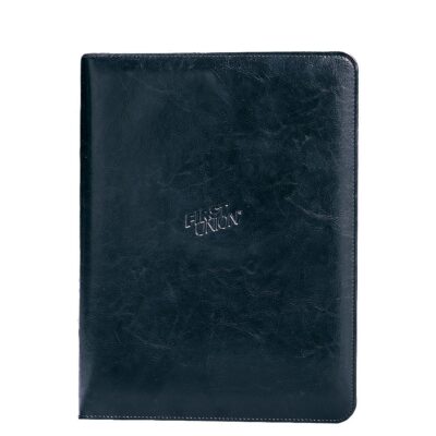 Executive Vintage Leather Writing Pad - Black-1