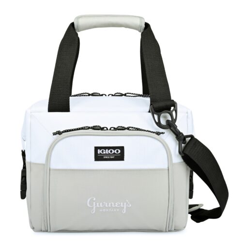 Igloo® Seadrift™ Snap Down 12 Can Cooler - White-Grey-1
