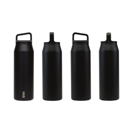 MiiR® Vacuum Insulated Wide Mouth Bottle - 32 Oz. - Black Powder-7