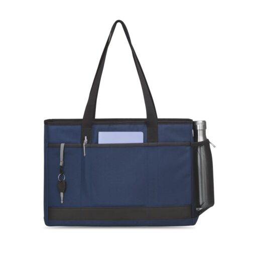 Mobile Office Computer Tote - Navy-2