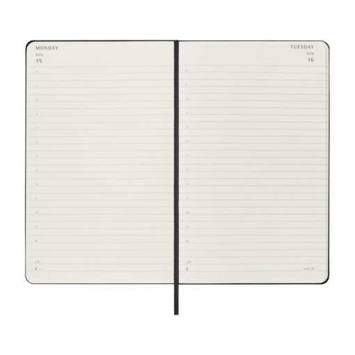 Moleskine® Hard Cover Large 12-Month Daily 2024 Planner - Black-5
