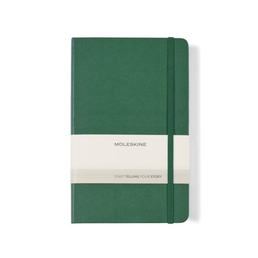 Moleskine® Hard Cover Ruled Large Notebook - Myrtle Green-2