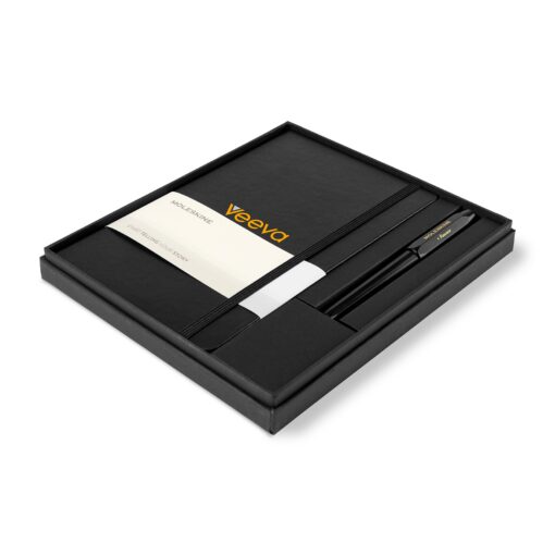 Moleskine® Large Notebook and Kaweco Pen Gift Set - Black-1