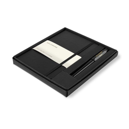 Moleskine® Medium Notebook and Kaweco Pen Gift Set - Black-2