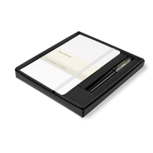 Moleskine® Medium Notebook and Kaweco Pen Gift Set - White-2