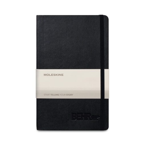 Moleskine® Soft Cover Ruled Large Expanded Notebook - Black-1