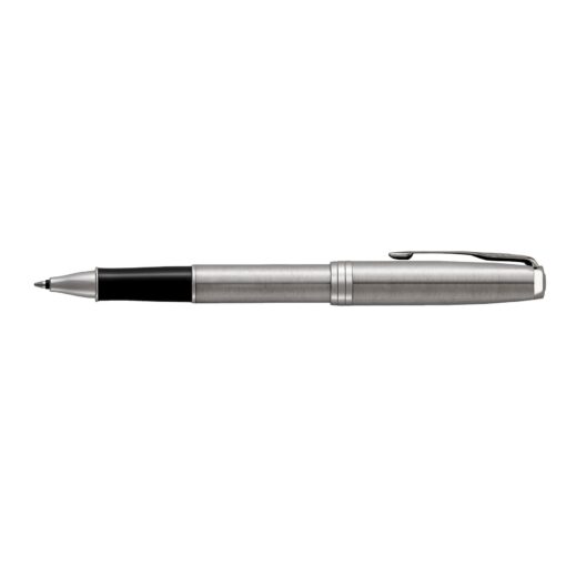Parker Sonnet Rollerball - Stainless Steel - Silver Trim-2
