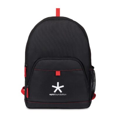 Repeat Recycled Poly Backpack - Red-1