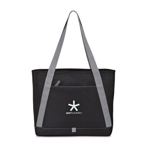 Repeat Recycled Poly Tote - Medium Grey-1