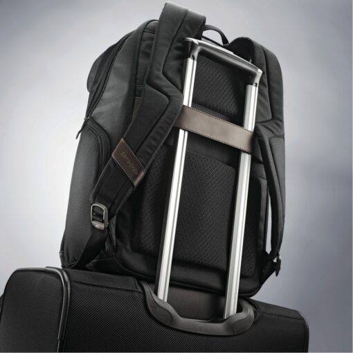 Samsonite Kombi Large Backpack - Black-Brown-8