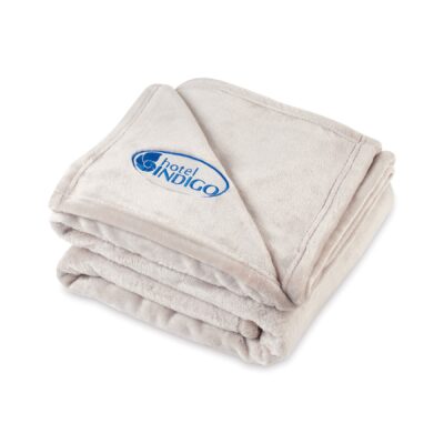 Serenity Plush Throw Blanket - Sand-1