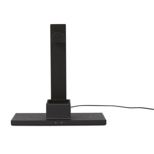Truman Dual Wireless Charger and Headphone Stand - Black-2