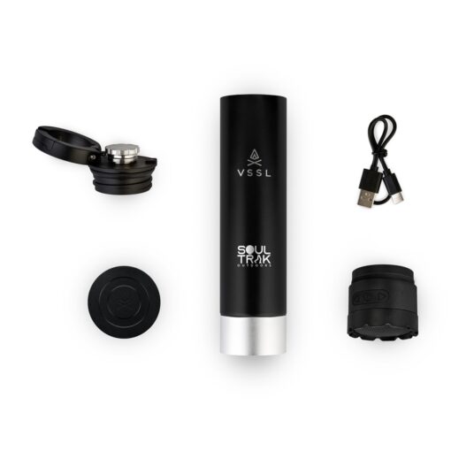 VSSL Insulated Flask with Bluetooth® Speaker - Black-7