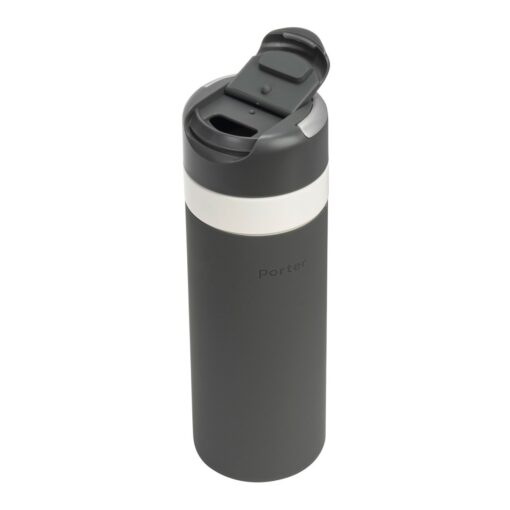 W&P Drink Through Insulated Ceramic Bottle -20 oz - Charcoal-4
