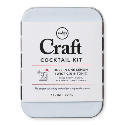 W&P Hole In One Lemon Twist Gin & Tonic Craft Cocktail Kit - White-1