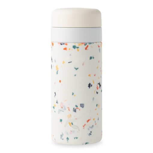 W&P Porter Insulated Ceramic Bottle 16 Oz - Cream Terrazzo-1