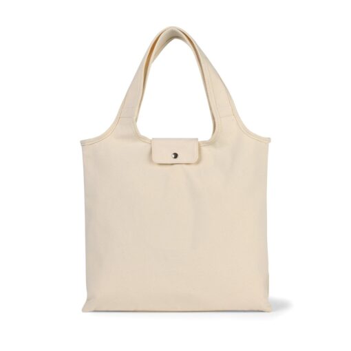Willow Deluxe Cotton Packable Tote - Natural-2