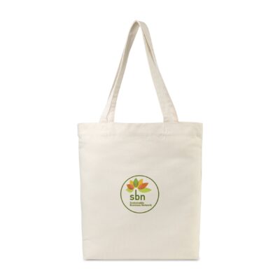 AWARE™ Recycled Cotton Gusset Bottom Tote - Natural-1