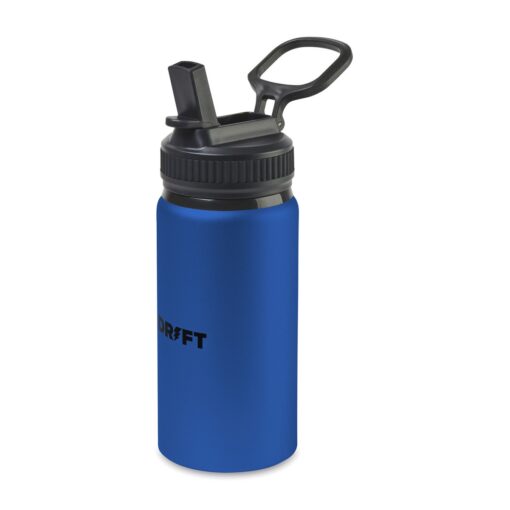 Jett Aluminum Straw Lid Hydration Bottle - 16 Oz. - Sport Blue-3