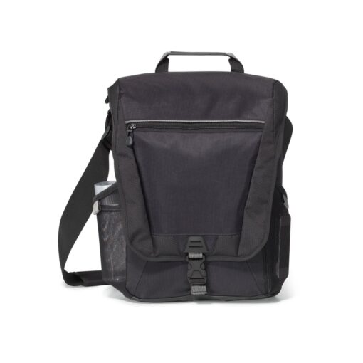 Vertex® Vertical Laptop Messenger Bag - Black-2