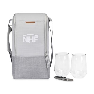 Parkview Insulated Wine-to-Go Carry Tote - Greystone-1