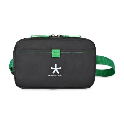 Repeat Recycled Poly Waist Pack - Kelly Green-1